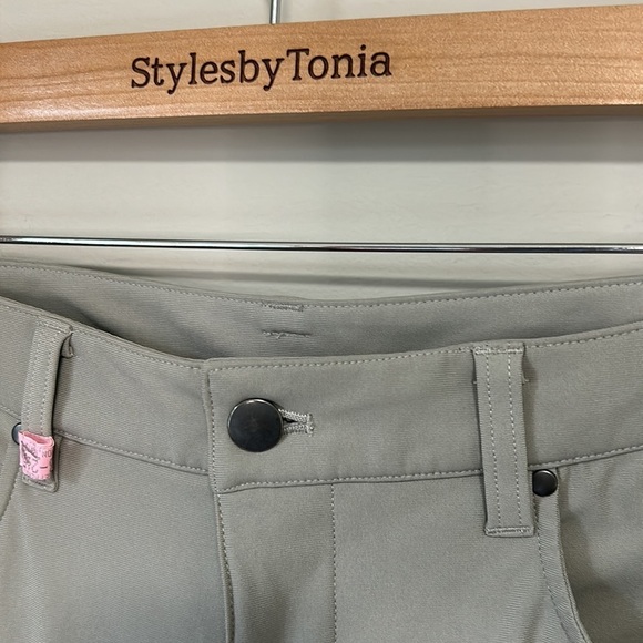 LULULEMON ABC Slim Fit 5 Pocket Pant Mens 34 inch Warpstreme Trench Tan Sz 30 - Picture 4 of 13